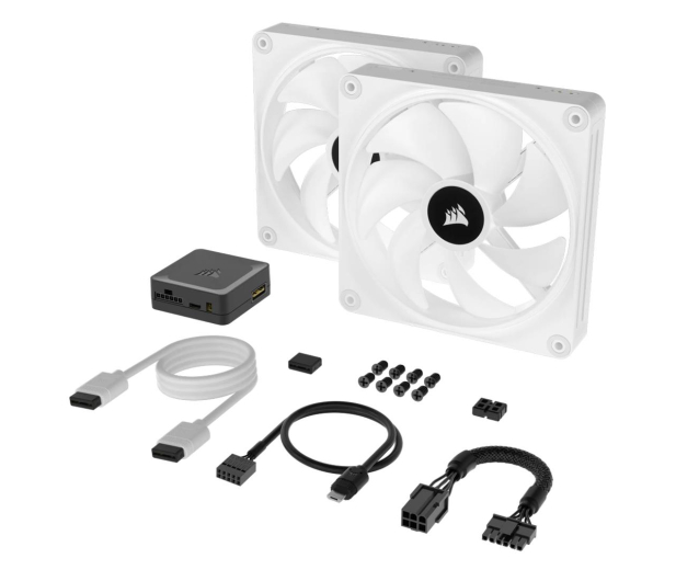 CORSAIR iCUE LINK QX140 PWM RGB Dual Pack 2x140mm CO-9051008-WW - 1159834 - zdjęcie 6